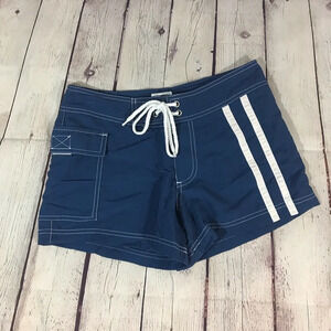 Weathervane Blue and White Junior’s Beach Shorts - Size 1